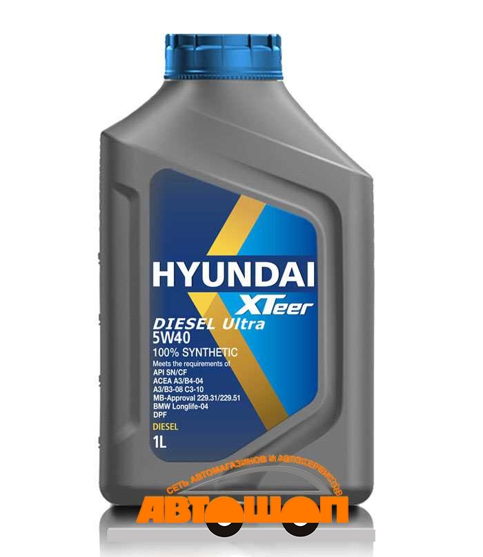 HYUNDAI  XTeer Diesel Ultra 5W40, 1 ,   ; : 1011223