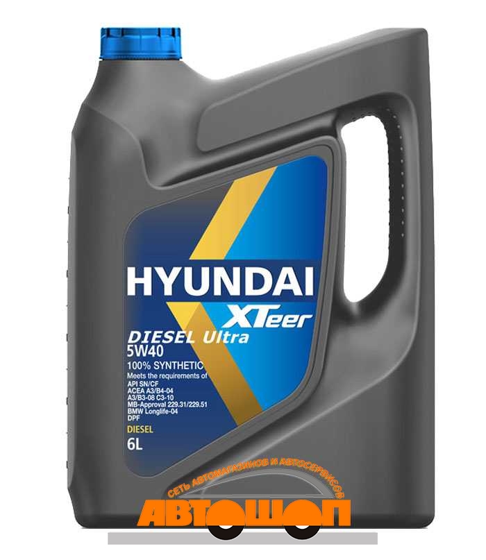 HYUNDAI  XTeer Diesel Ultra 5W40, 6 ,   ; : 1061223