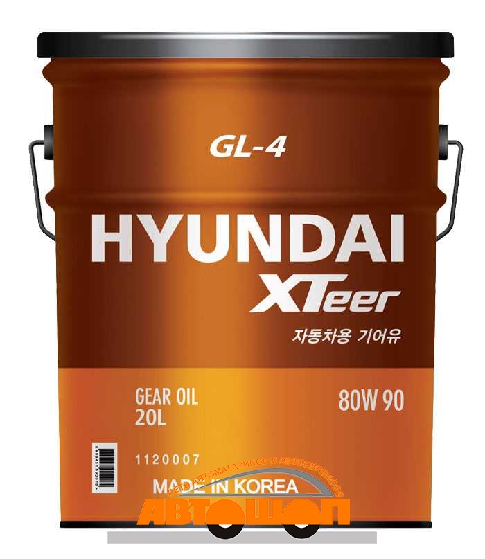 HYUNDAI  XTeer Gear Oil-4 80W90, 20 ,   ; : 1120007